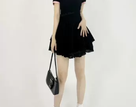 polo领连衣裙2022年夏季流行性感辣妹...