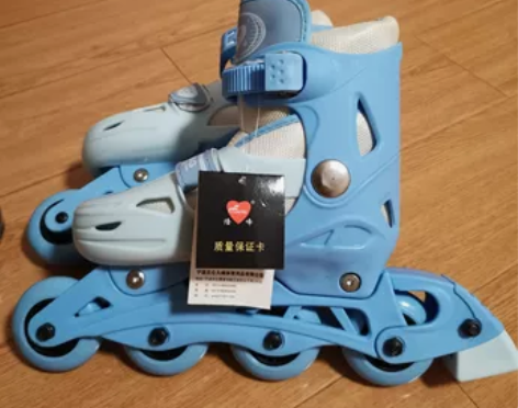 隆峰轮滑，全塑直排旱冰鞋，货号0705M全...