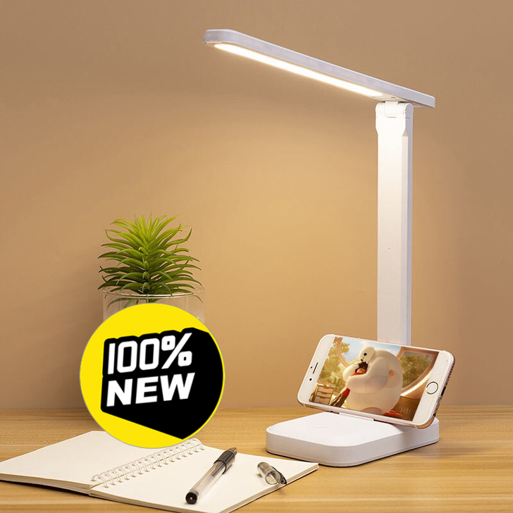 （13.9元包邮）台灯护眼学习灯学生宿舍可...