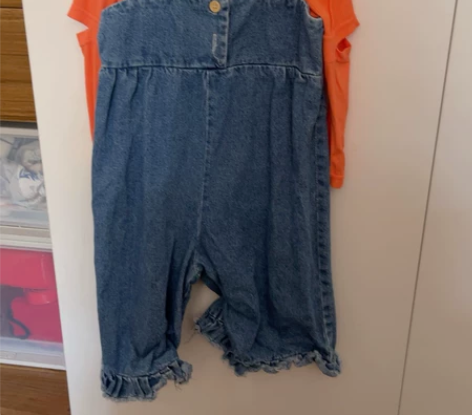 连体裤+上衣 80码.穿一洗二 二手货品不...