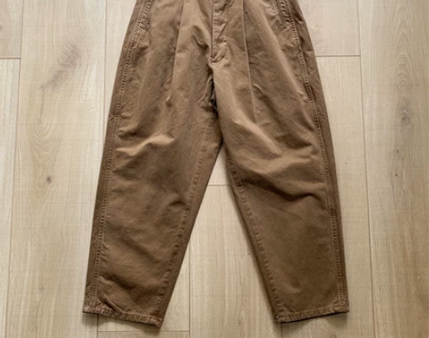 水妖同款~复古显高显瘦 重工石磨纯棉 高腰...