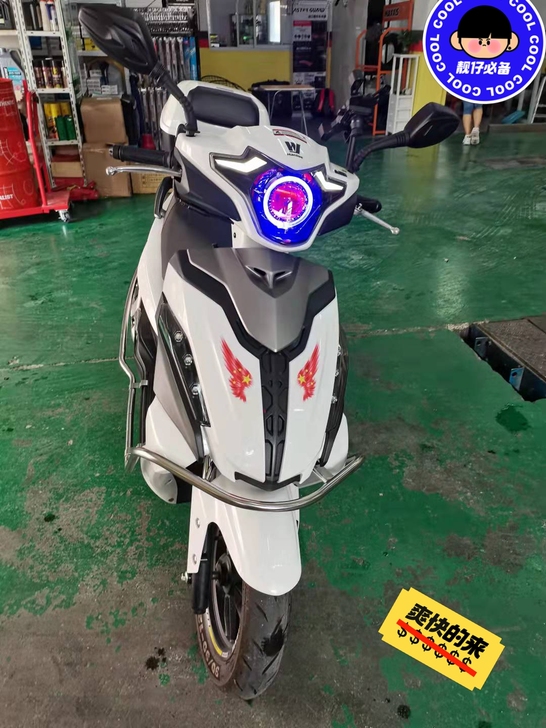 9.9成新豪爵USR125踏板摩托车202...