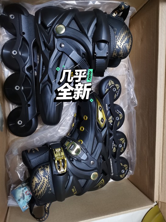xman轮滑鞋，36码，只穿过两次，几乎全...