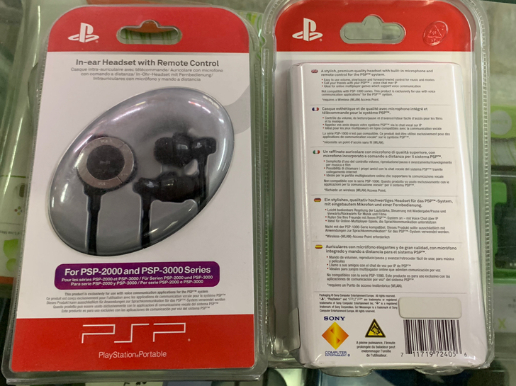 PS P 原装耳机线控全新特价！