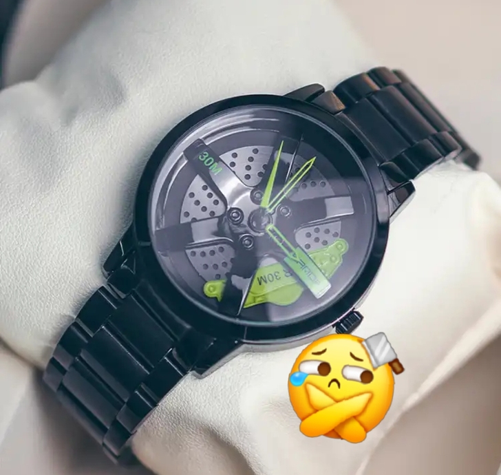 新旧程度 全新轮毂可以转 时来运转旋转手表...