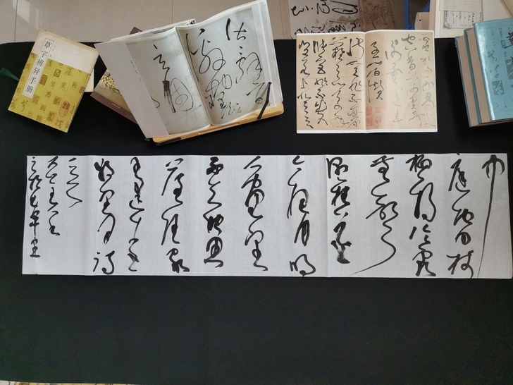 草书狂草书法作品楹联，草书，纸本，生宣四尺...