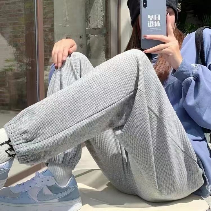 国庆特卖POTE/灯芯绒休闲裤男女春秋季宽...