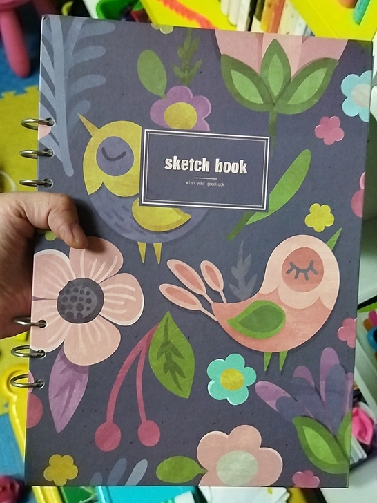 速写本素描本白纸本，铁环