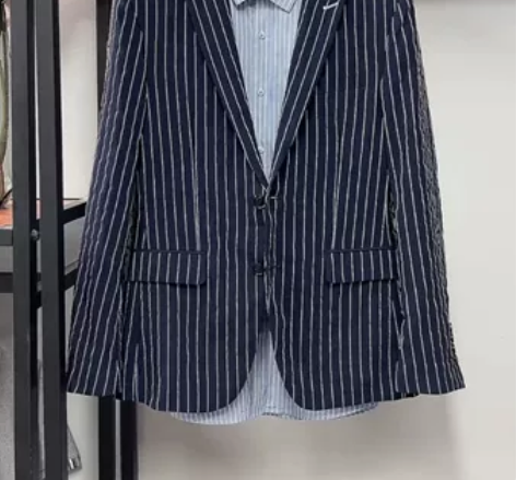 海家男士薄款西服 货号TT1Q005条纹单...