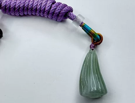 缅甸天然翡翠玉雕石莲蓬锁骨牌子喜欢的私聊 ...