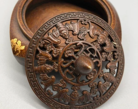 四方铜 香炉香薰炉 家用盘香炉 纯铜 茶道...