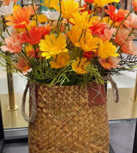 21.8元包邮厂家直销 天然草编花瓶插花花...