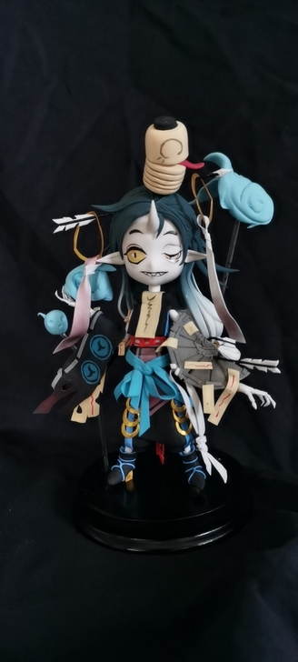 阴阳师超轻粘土手办定制    跳跳弟弟