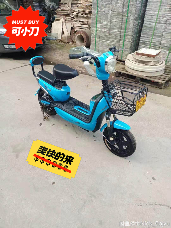 闲置电动车，电瓶正常