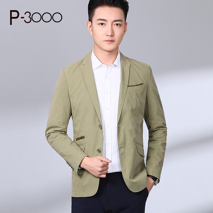 海澜去标男士春季休闲西服