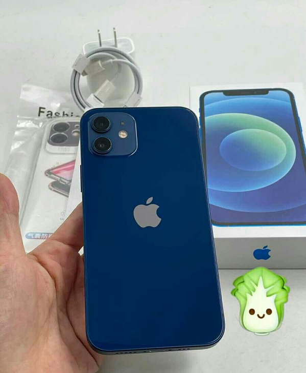 九九新苹果12蓝色128G