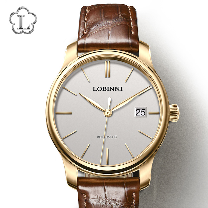 罗宾尼男士手表2019新款简约时尚防水皮带腕