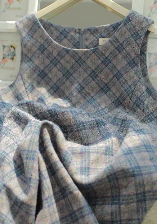 古着背带裙连衣裙