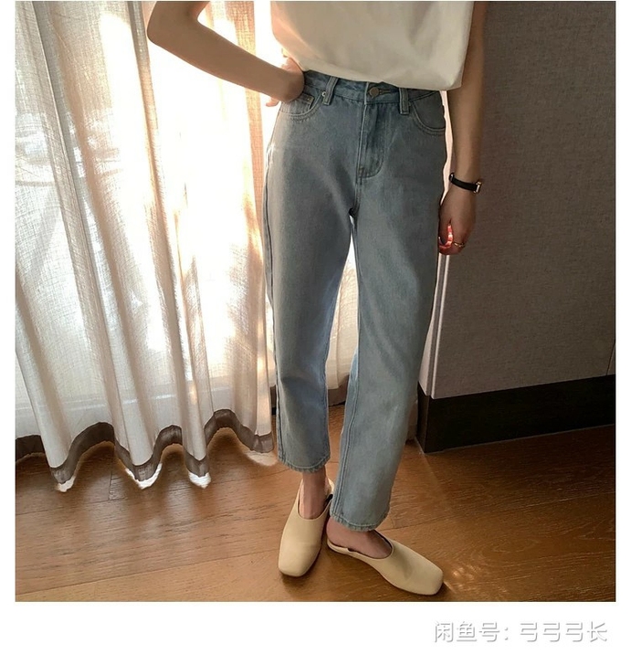 FFAN泛泛春夏刚需显直显瘦百搭直筒牛仔裤