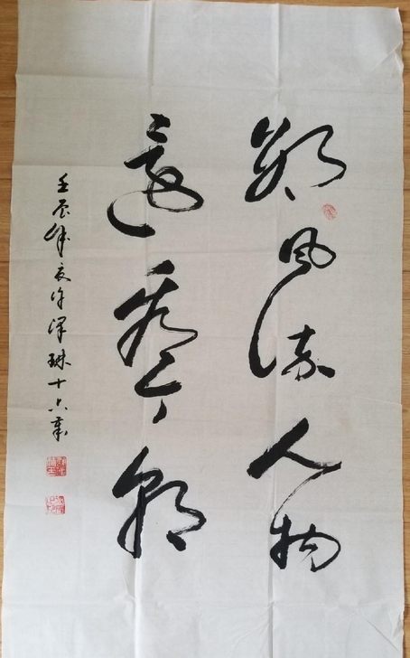 陕西青年书法家许泽林，四尺整张短一点，《数...