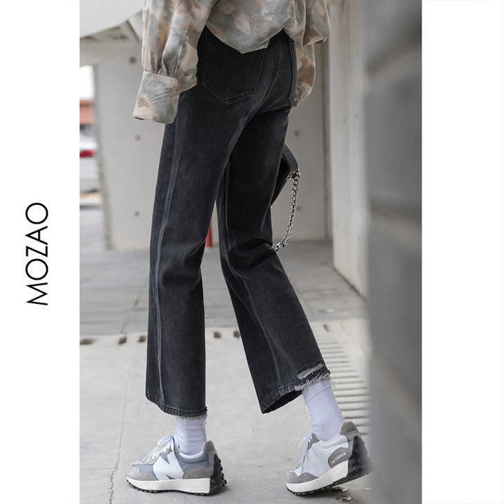 两件包邮(つ^~^)/○ MZ复古水洗微喇...