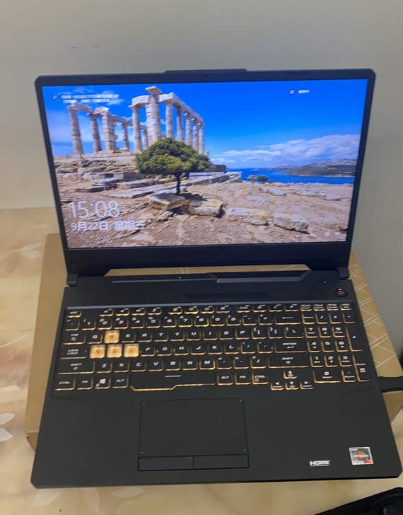 r7四代华硕天选元气蓝fa506金属电竞吃...