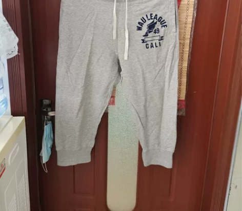 男士 收腿 八分裤 [1]如图有小瑕疵，但...