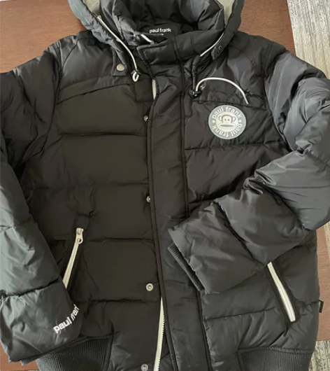 大嘴猴男士羽绒服165/M码之前专柜购入，...