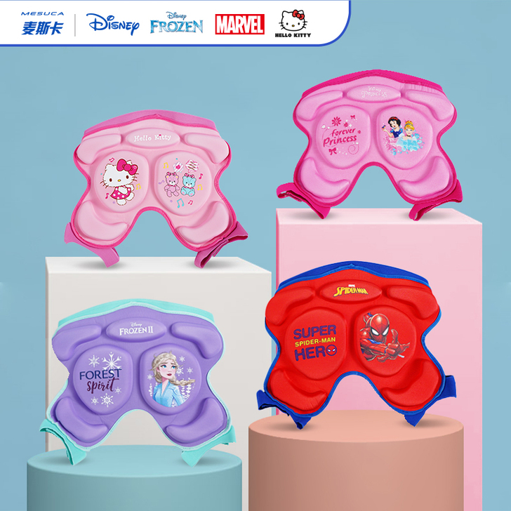 迪士尼儿童护臀垫防摔裤溜冰滑冰滑雪滑板运动...