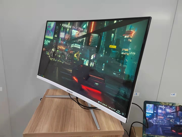 24寸27寸电脑显示器曲面无边框19寸22...