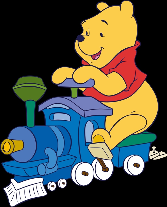 180款卡通小熊维尼PNG素材素材免扣部分...