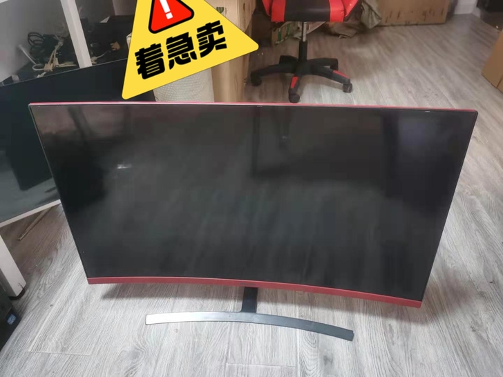 40寸超薄显示屏曲面屏，电脑显示器，公司不...