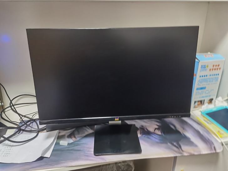 出优派24寸ips无边框显示器,型号VA2...