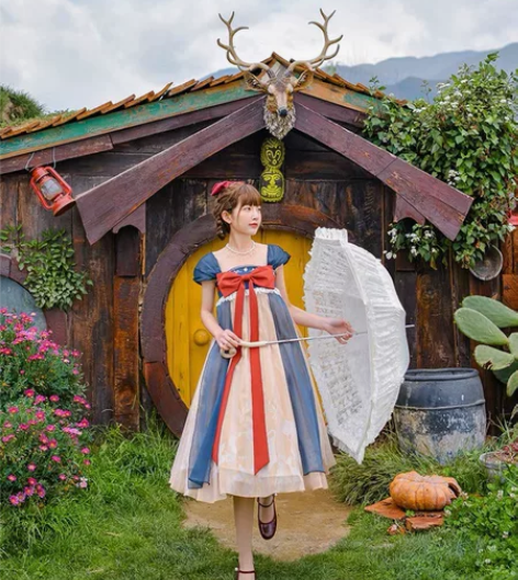 森女部落迪士尼授权白雪公主原创森女部落日常...