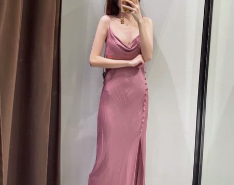 WMXZ自制款20夏季女士丝缎质感内衣式吊...