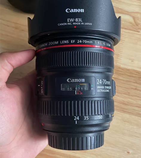 佳能ef24-70/f4镜头，自定95新 ...