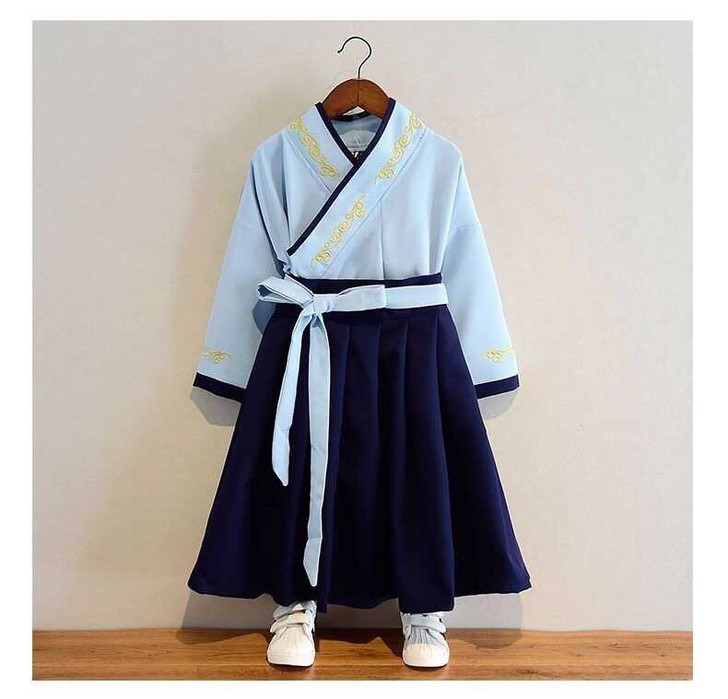 汉服男童儿童春秋季古装礼服两件套幼儿中国风...