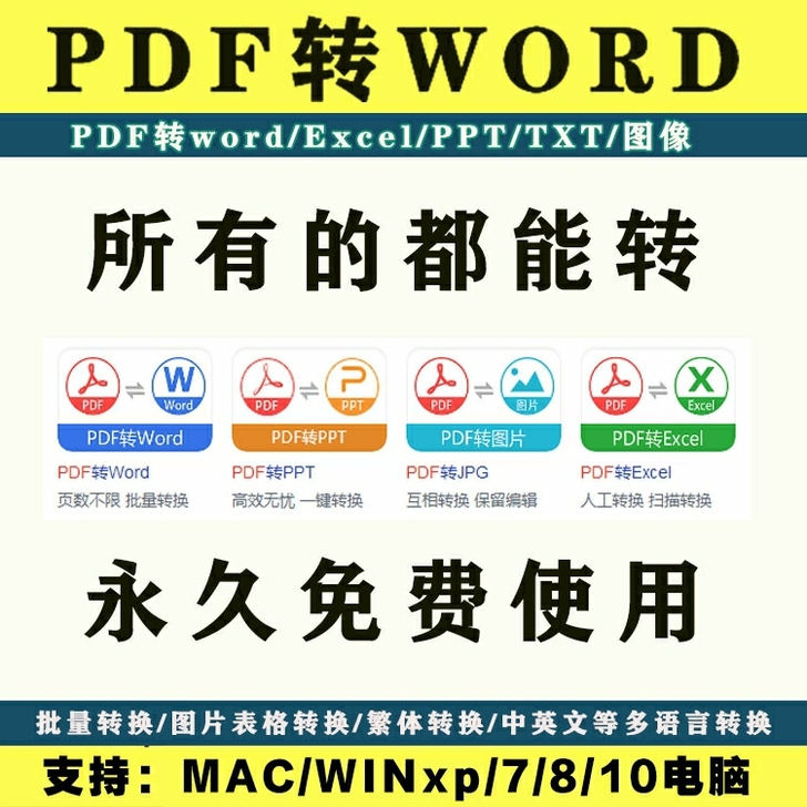 pdf转word文档软件ppt/txt/P...
