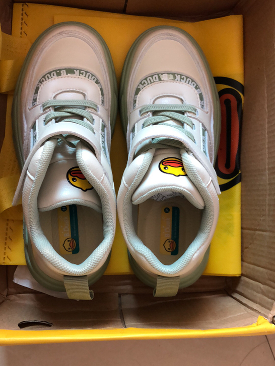 小黄鸭板鞋休闲鞋运动鞋，内长19.5cm，...