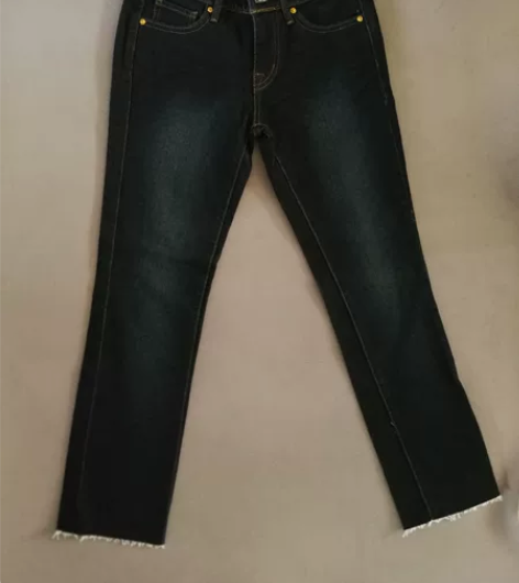 全新牛仔裤蓝色深蓝色牛仔裤，腰围70cm，...