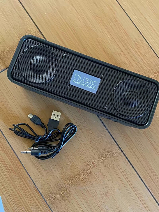 插卡蓝牙音箱音响家用低音炮大音量收款语音播...