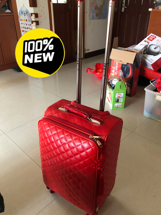 女士拉杆箱，268买的，用过一次，几乎全新