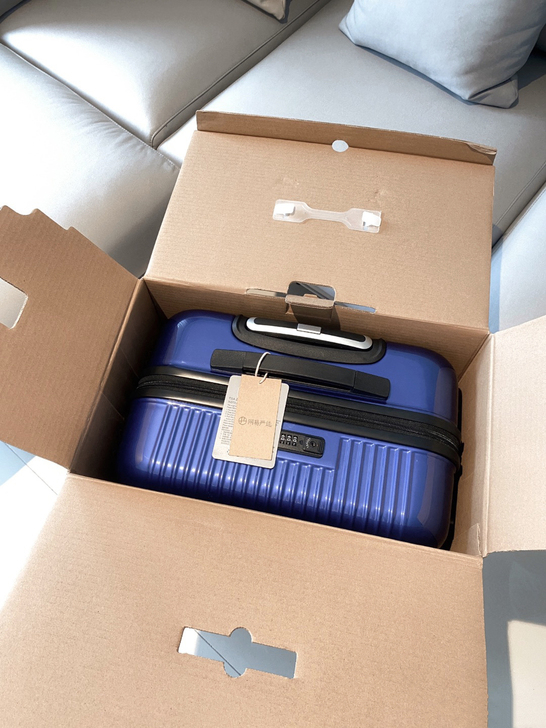 严选品牌正品20寸拉链拉杆箱旅行箱行李箱万...