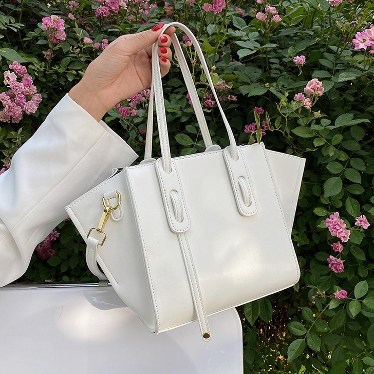 同款白色手提包全新