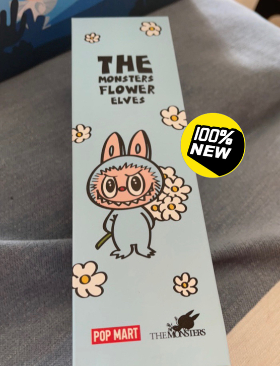 拉布布折叠伞泡泡玛特拉布布labubu山荷...