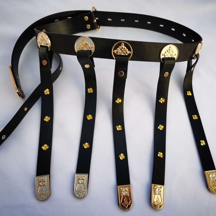 明制唐革带汉服腰带圆领袍配饰古代锦衣卫飞鱼...