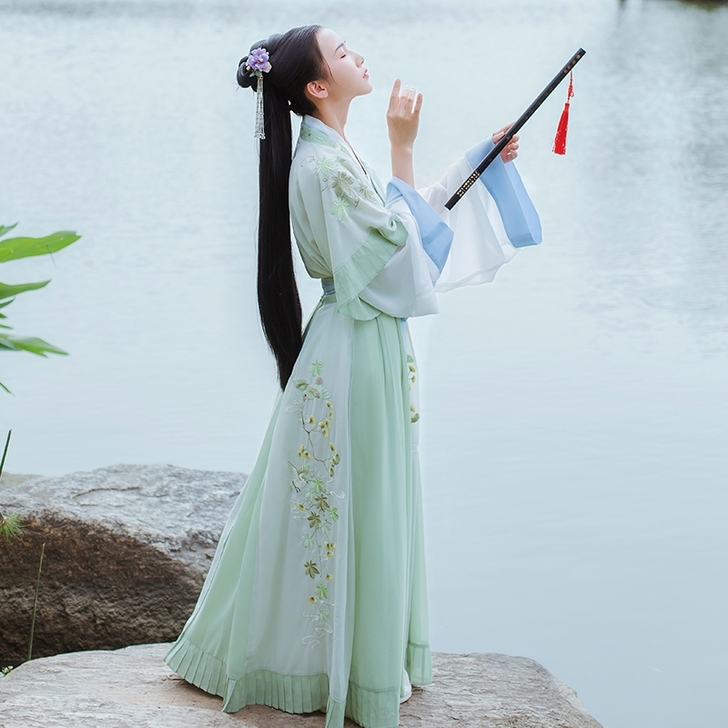 汉衣晟道  文杏  魏晋交领汉服