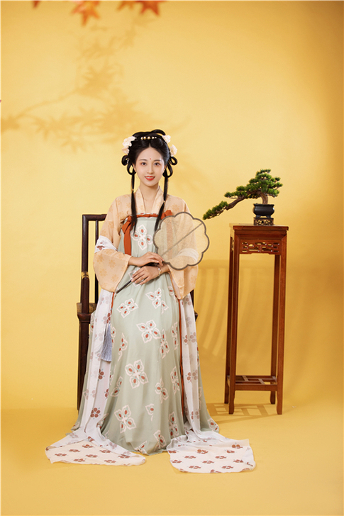 【狂欢价】杉梅原创长安街唐风复原款齐胸汉服...