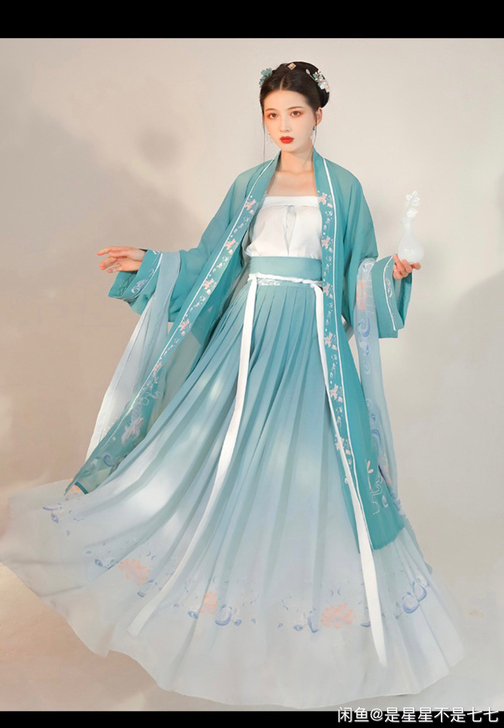 劲合【听夏】正品原创宋制三件套齐腰襦裙6米...