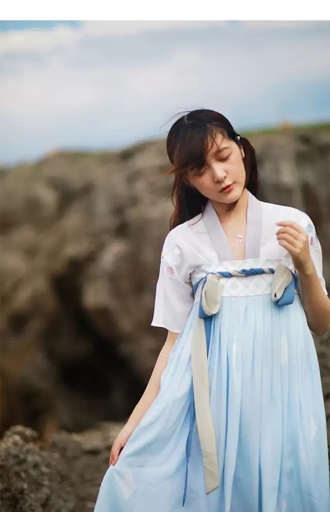 【汉元素】织羽集 云杪 下裙xs